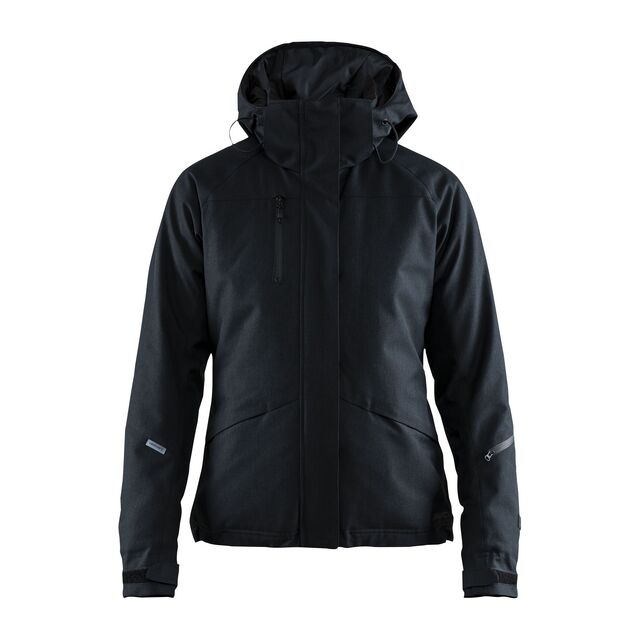 JACKA CRAFT 1906323 MOUNTAIN SVART MELERAD DAM S | Beijerbygg Byggmaterial